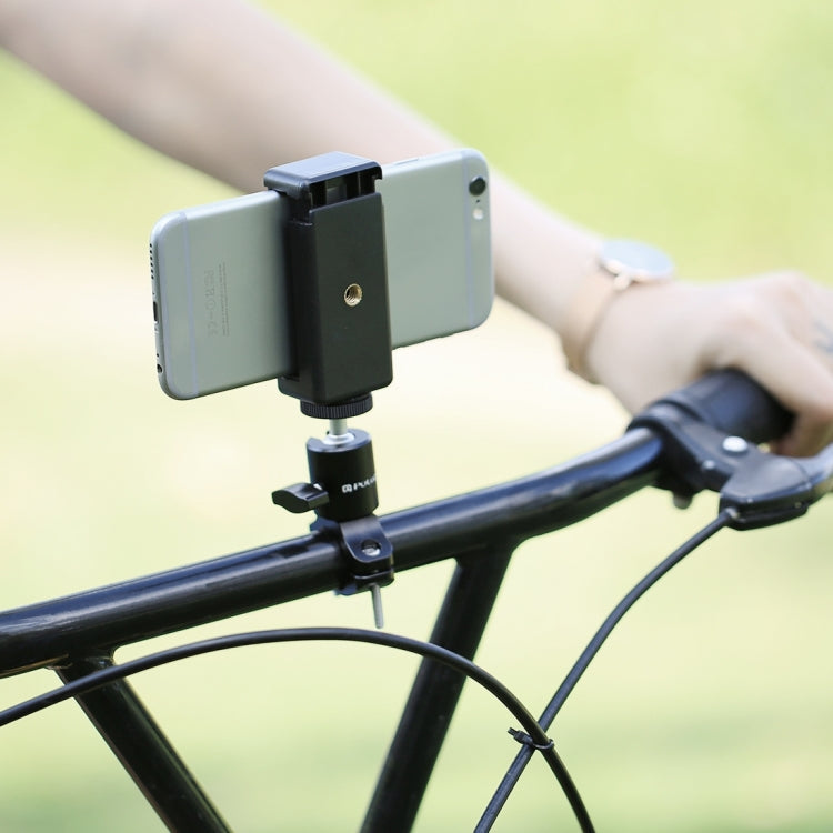PULUZ Bike Aluminum Handlebar Tripod Ball Head Adapter Mount for DJI, Insta360, GoPro and Other Action Cameras, Ball Head Mount