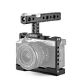 PULUZ Video Camera Cage Filmmaking Rig with Handle for Sony Alpha 7C / ILCE-7C / A7C(Black)