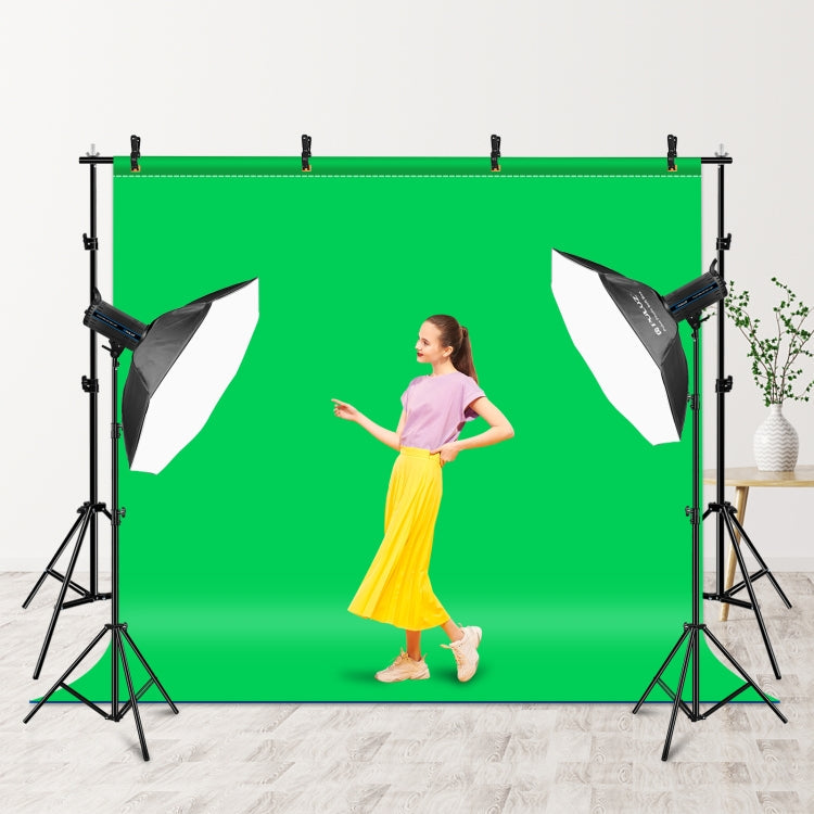 2 x 3m Photo Studio Background Support Stand Backdrop Crossbar Bracket(Black)