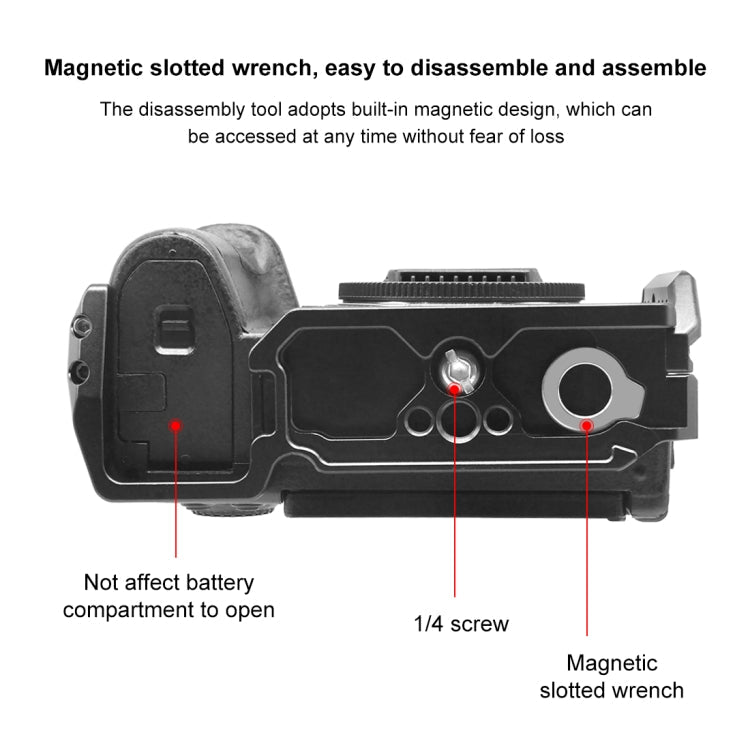 For Panasonic Lumix DC-S5 II / DC-S5 IIX PULUZ Metal Camera Cage Stabilizer(Black)