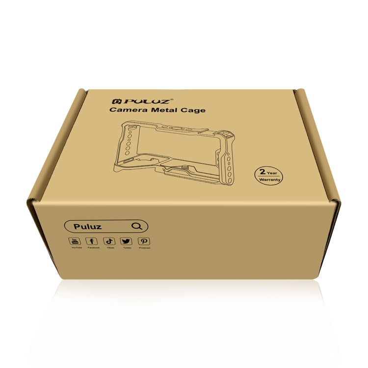 For Nikon Z6III / Z6II PULUZ Metal Camera Cage Stabilizer Rig (Black)