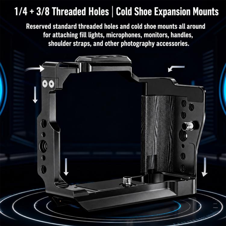 For Canon EOS R50 V PULUZ Live Streaming Camera Cage Expansion Mount Frame, For Canon EOS R50 V