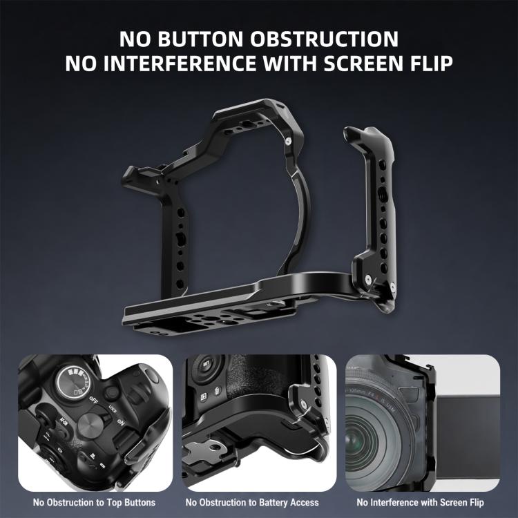 For Canon EOS R6 III PULUZ Live Streaming Camera Cage Expansion Mount Frame, For Canon EOS R6 III