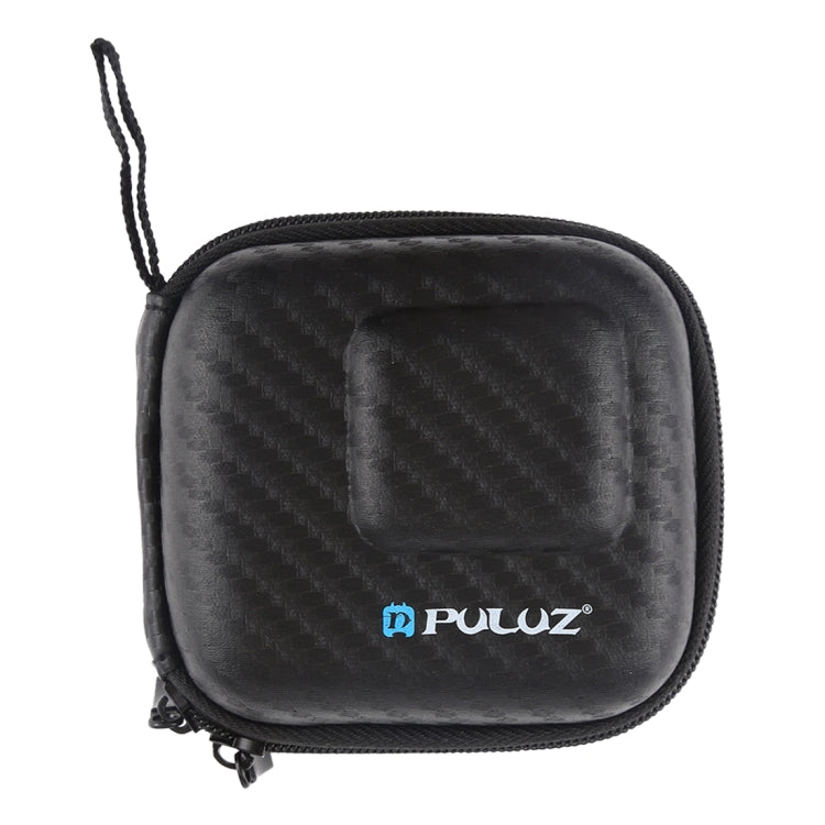 PULUZ Mini Portable Carbon Fiber Storage Bag for DJI OSMO Action, GoPro, Mijia, Xiaoyi and other Similar Size Cameras