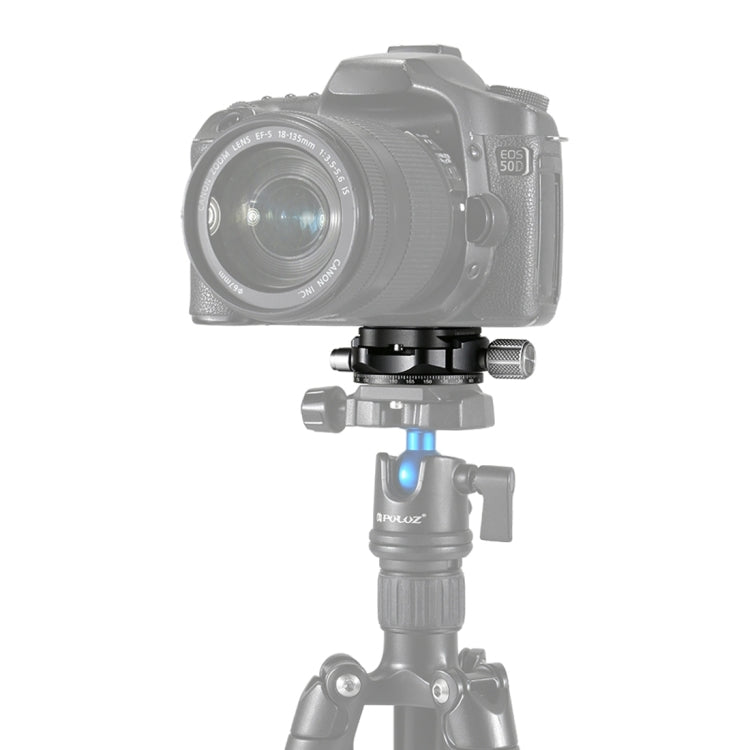 PULUZ Aluminum Alloy Quick Release Plate for Panoramic Head(Grey)