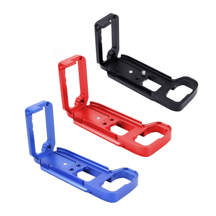 PULUZ 1/4 inch Vertical Shoot Quick Release L Plate Bracket Base Holder for Sony A9 (ILCE-9) / A7 III/ A7R III, For Sony A9 (Red), For Sony A9 (Black)