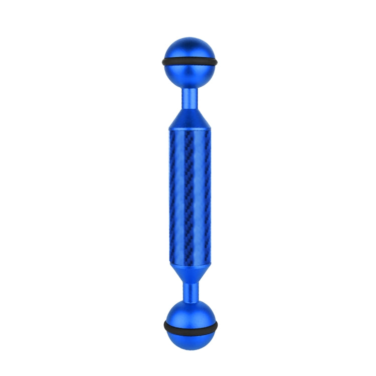 PULUZ 5 inch 13cm Length 20.8mm Diameter Dual Balls Carbon Fiber Floating Arm, Ball Diameter: 25mm, 5 inch Blue, 5 inch Red, 5 inch Black
