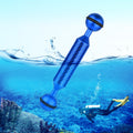 PULUZ 5 inch 13cm Length 20.8mm Diameter Dual Balls Carbon Fiber Floating Arm, Ball Diameter: 25mm, 5 inch Blue, 5 inch Red, 5 inch Black