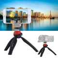 PULUZ Pocket Mini Tripod Mount with 360 Degree Ball Head for Smartphones, GoPro, DSLR Cameras(Red)