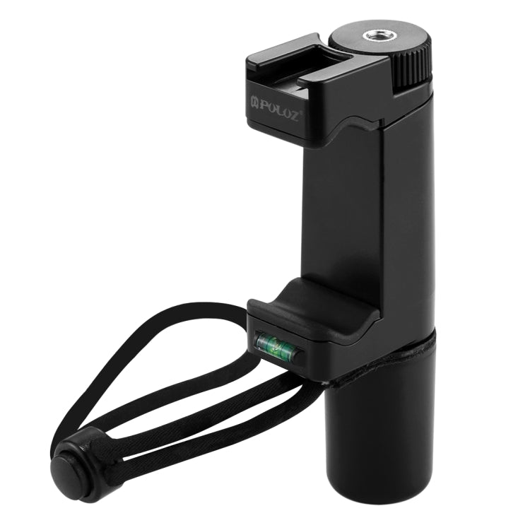 PULUZ Vlogging Live Broadcast Handheld Grip Selfie Rig Stabilizer ABS Tripod Adapter Mount with Cold Shoe Base & Wrist Strap