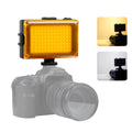 PULUZ Pocket 104 LED 1800LM Vlogging Studio Light with White & Orange Filters for Canon, Nikon, DSLR