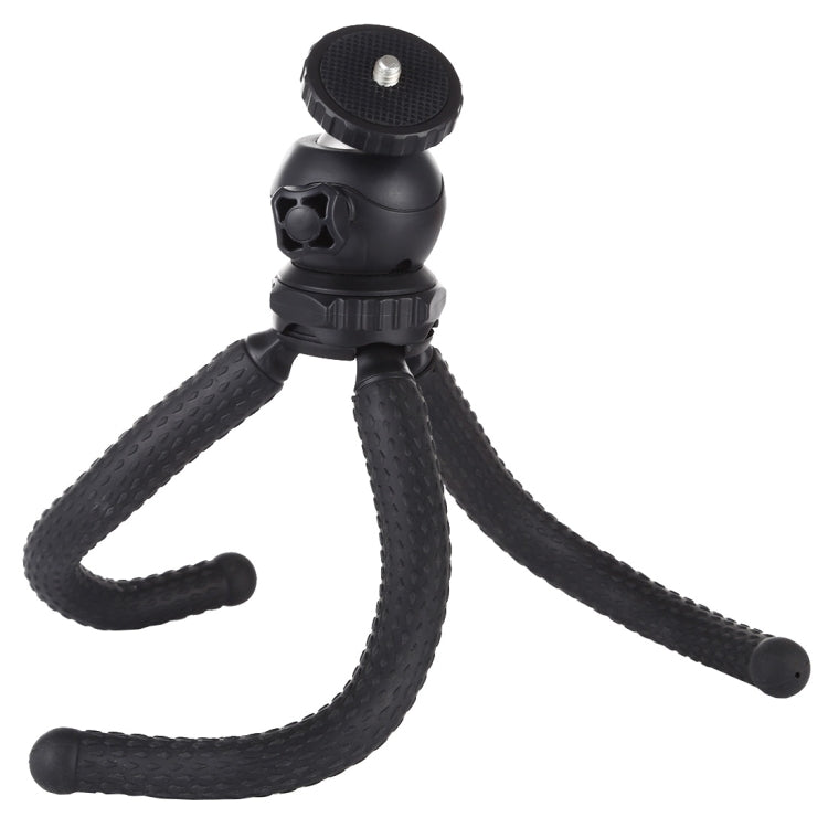 PULUZ Mini Octopus Flexible Tripod Holder with Ball Head for DJI, Insta360, GoPro and Other Action Cameras, SLR Cameras, Cellphone, Size: 25cmx4.5cm, 25cm Tripod