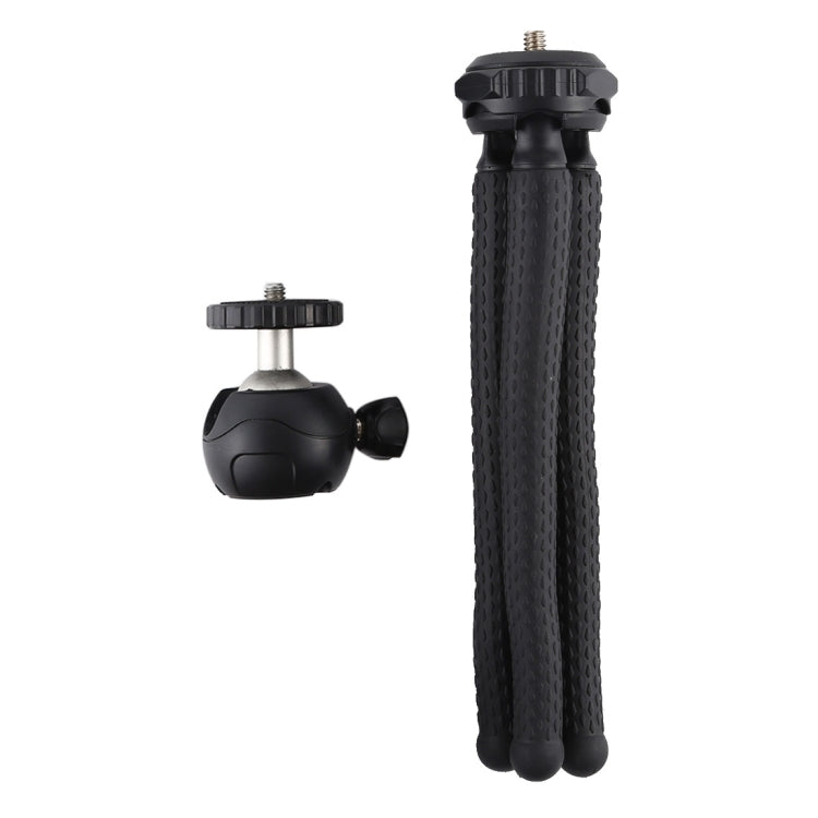 PULUZ Mini Octopus Flexible Tripod Holder with Ball Head for DJI, Insta360, GoPro and Other Action Cameras, SLR Cameras, Cellphone, Size: 25cmx4.5cm, 25cm Tripod