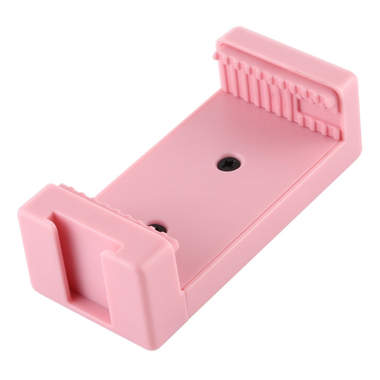 PULUZ Selfie Sticks Tripod Mount Phone Clamp with 1/4 inch Screw Holes & Cold Shoe Base, Clamp Black, Clamp Pink