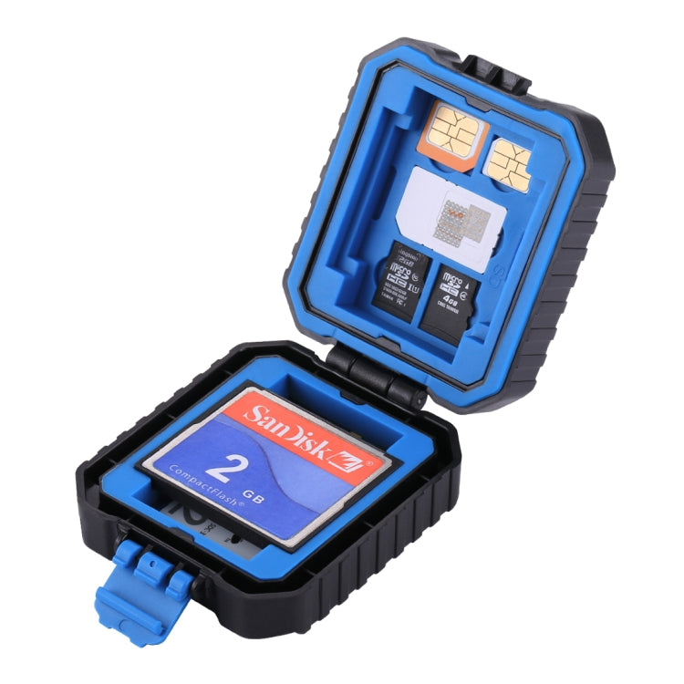 PULUZ 11 in 1 Memory Card Case for 3SIM + 2XQD + 2CF + 2TF + 2SD Card, 11 in 1