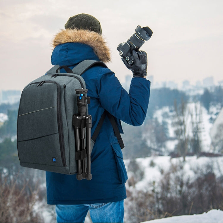 PULUZ Outdoor Portable Waterproof Scratch-proof Dual Shoulders Backpack Handheld PTZ Stabilizer Camera Bag with Rain Cover for Digital Camera, DJI Ronin-SC / Ronin-S, Backpack(Grey), Backpack(Black)