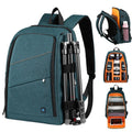 PULUZ Outdoor Portable Waterproof Scratch-proof Dual Shoulders Backpack Handheld PTZ Stabilizer Camera Bag with Rain Cover for Digital Camera, DJI Ronin-SC / Ronin-S (Blue)