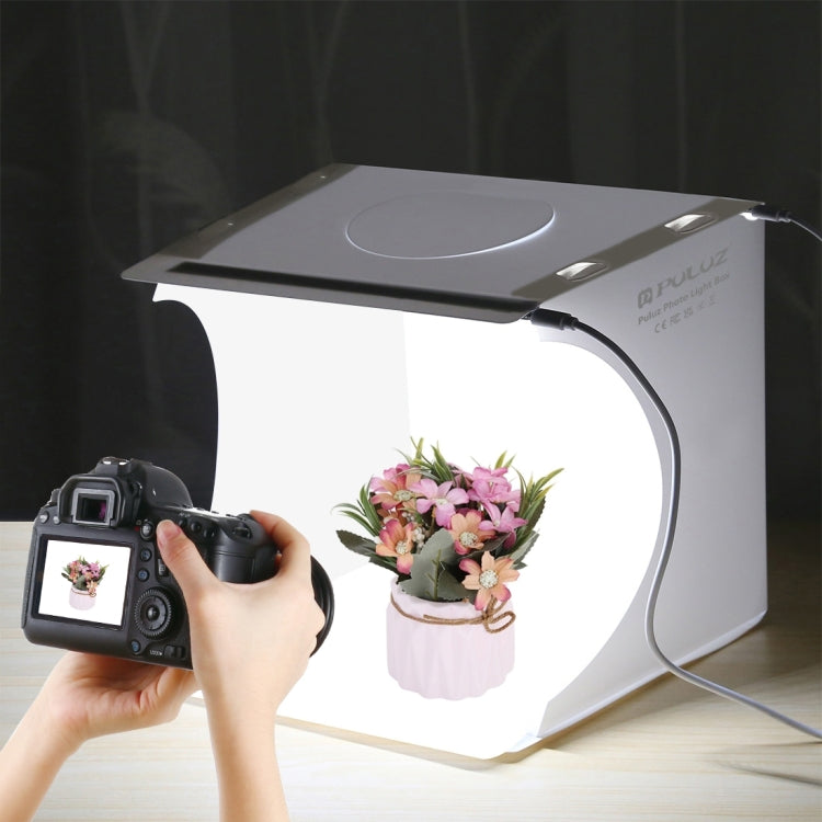 PULUZ 20cm Portable 1100LM LED Photo Studio Tent Kit with 6 Backdrops