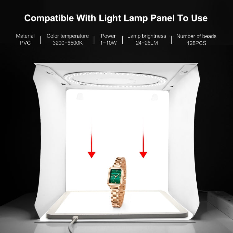 PULUZ 30cm Portable Ring Light Studio Tent Kit with 6 Backdrops