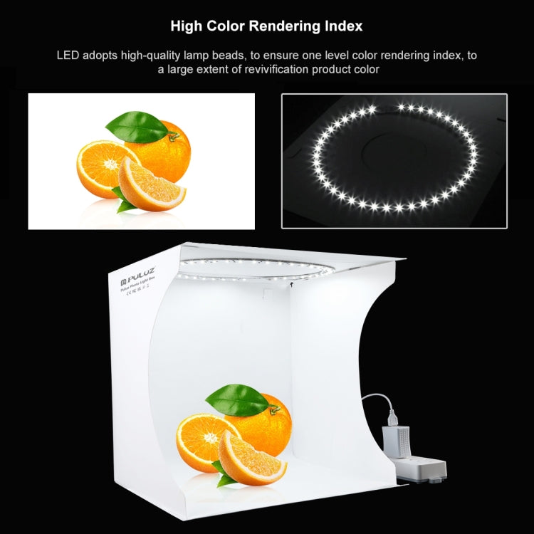 PULUZ 30cm Portable Ring Light Studio Tent Kit with 6 Backdrops