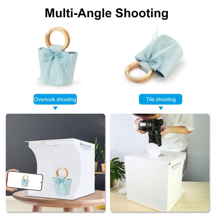 PULUZ 30cm Portable Ring Light Studio Tent Kit with 6 Backdrops
