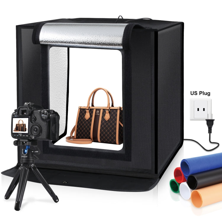 PULUZ 40cm Portable Dimmable Photo Studio Tent Kit with 6 Backdrops (US Plug)