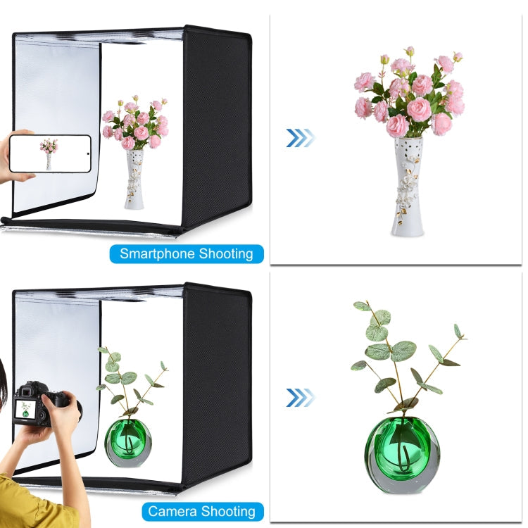 PULUZ 40cm Portable Dimmable Photo Studio Tent Kit with 6 Backdrops (US Plug)