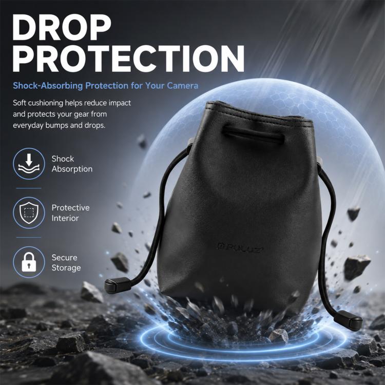 PULUZ Camera Protective Inner Bag Thick Padded Carrying Pouch with Shoulder Strap for Mirrorless & DSLR Cameras, Size: S, Size: S