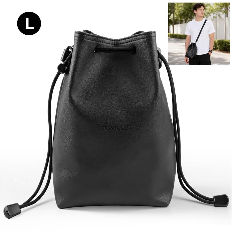 PULUZ Camera Protective Inner Bag Thick Padded Carrying Pouch with Shoulder Strap for Mirrorless & DSLR Cameras, Size: L, Size: L