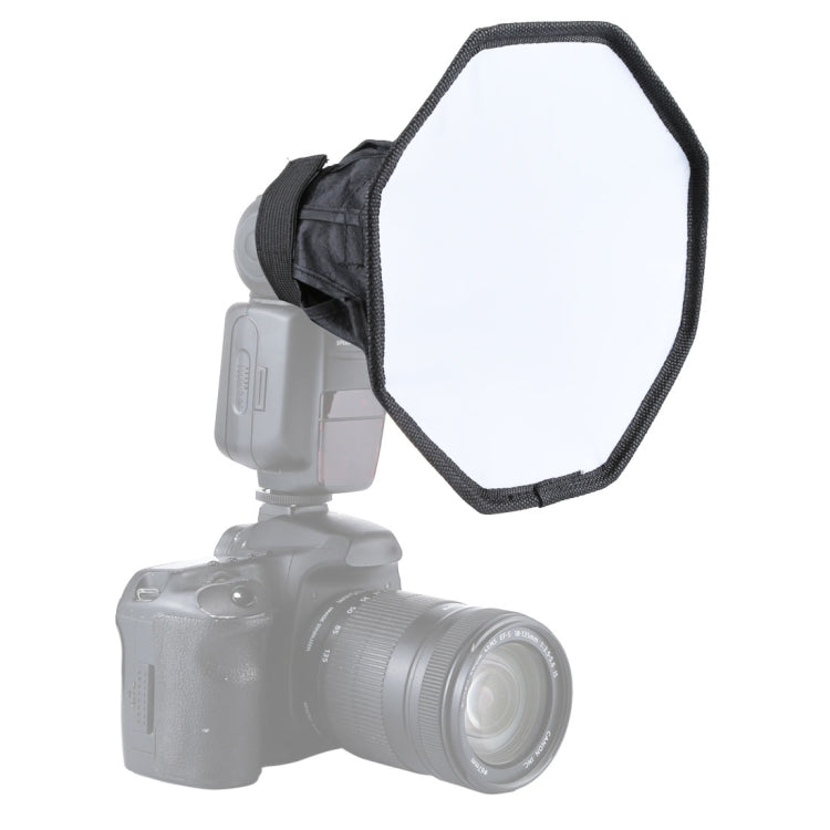 PULUZ 20cm Octangle Style Foldable Soft Flash Light Diffuser Softbox, 20cm Octangle