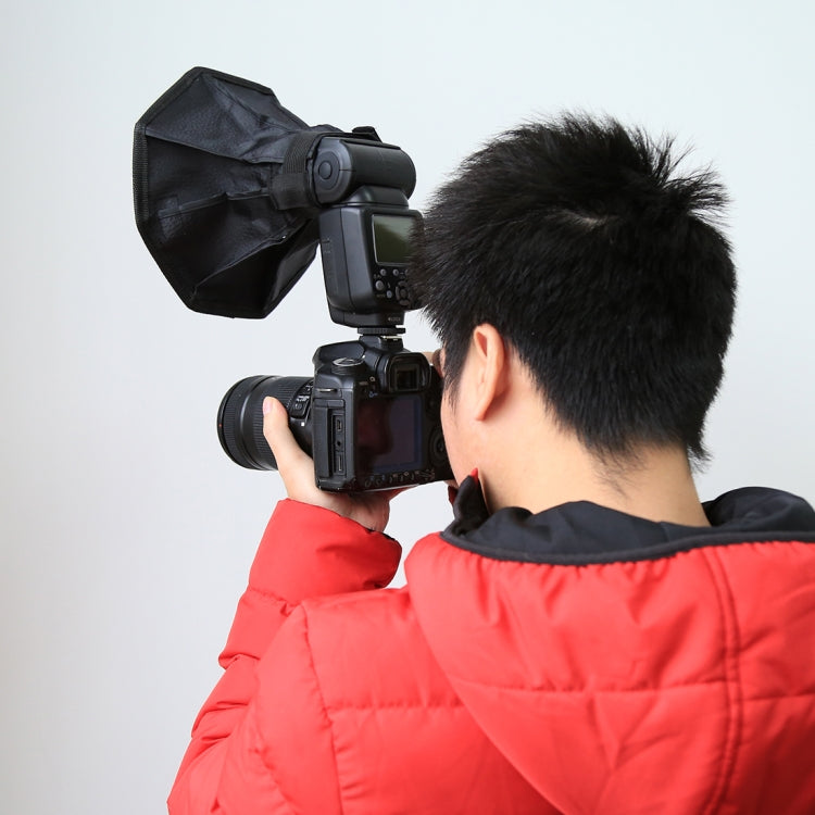 PULUZ 20cm Octangle Style Foldable Soft Flash Light Diffuser Softbox, 20cm Octangle
