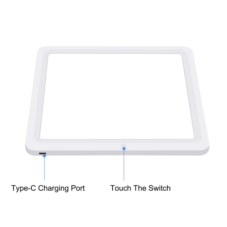 PULUZ LED Shadowless Light Pad for 30cm Photo Studio Box (White)
