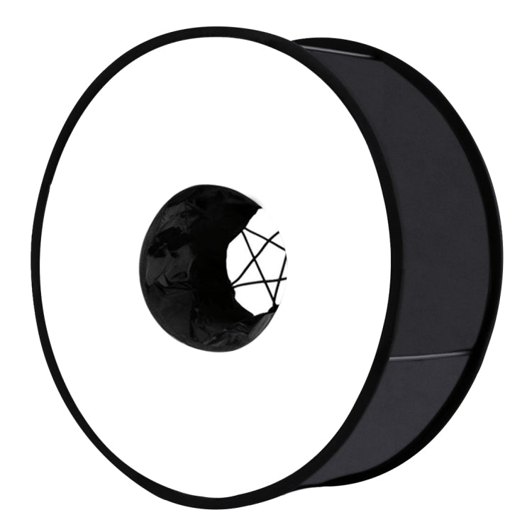 PULUZ 45cm Round Style Macro and Portrait Softbox SpeedLite Flash Light Foldable Diffuser, 45cm Round