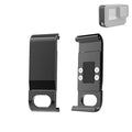 PULUZ Metal Battery Side Interface Cover for GoPro HERO13 Black /12 Black /11 Black /10 Black /9 Black, Metal Plastic Side Cover