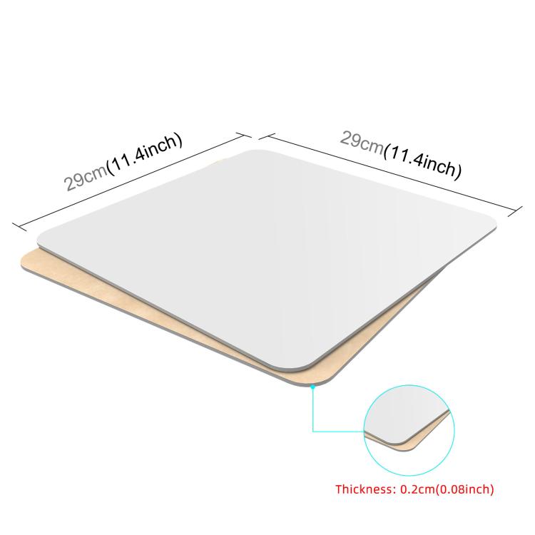 PULUZ 29cm Photography Acrylic Reflective Display Table Background Board, 29cm