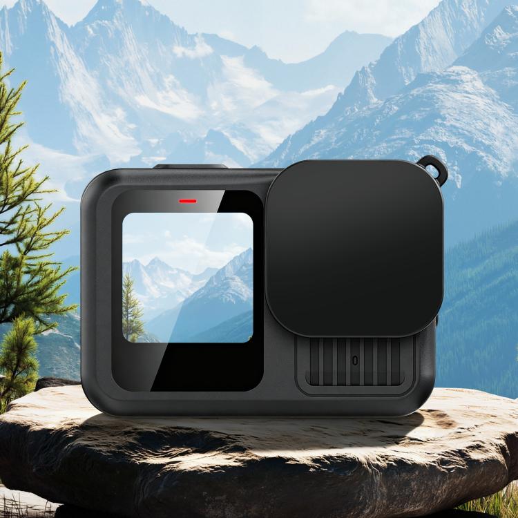 PULUZ for GoPro HERO12 Black /11 Black /10 Black /9 Black Soft TPU Rubber Scratch-resistant Camera Lens Protective Cap Cover, For GoPro HERO12 Black Lens Cap