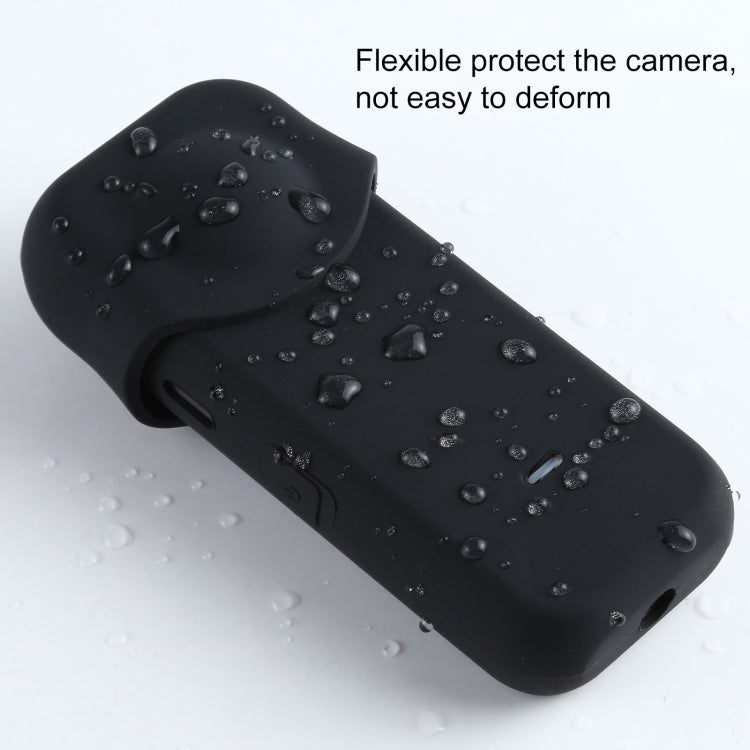 PULUZ Full Body Dust-proof Silicone Protective Case for Insta360 ONE X2(Black)