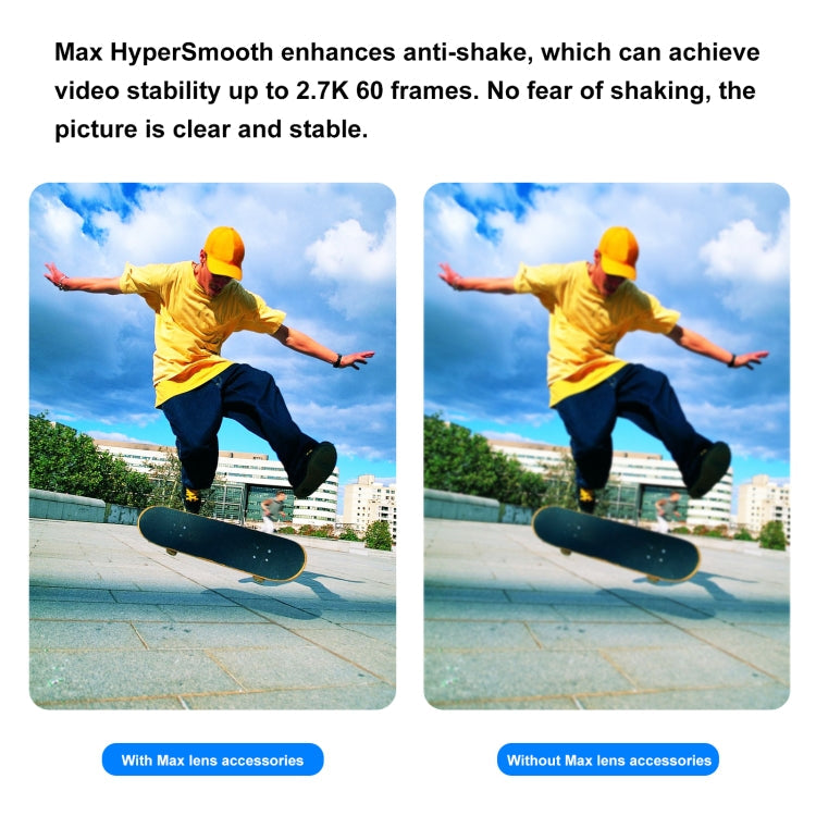 PULUZ Max Lens Mod Wide Angle Lens for GoPro Hero11 Black / HERO10 Black / HERO9 Black(Black)