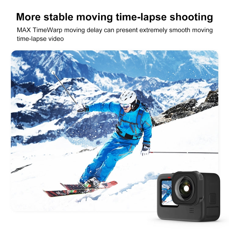 PULUZ Max Lens Mod Wide Angle Lens for GoPro Hero11 Black / HERO10 Black / HERO9 Black(Black)