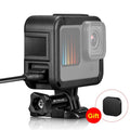PULUZ Chargeable PA Frame Mount Cage with Cold Shoe Base Slot for GoproHERO12 Black /11 Black /11 Black Mini /10 Black /9 BlackBlack)