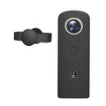 PULUZ Silicone Protective Case with Lens Cover for Ricoh Theta SC2 360 Panoramic Camera, Silicone Case For Ricoh Theta SC2(Black)