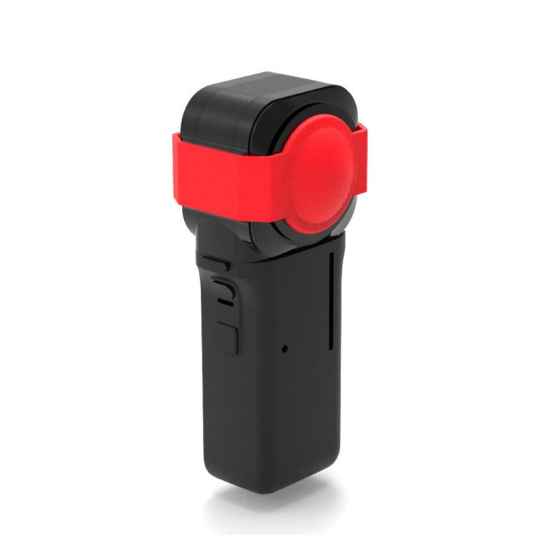 PULUZ Silicone Protective Case with Lens Cover for Insta360 One RS 1-Inch 360 Edition, Silicone Case(Black), Silicone Case(Red)