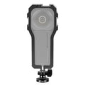 PULUZ Protective Cage Rig Housing Frame with Cold Shoe for Insta360 ONE RS 1-Inch 360 Edition(Black)