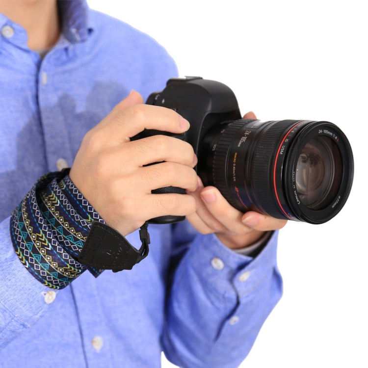 PULUZ Retro Ethnic Style Multi-color Series Shoulder Neck Strap Camera Strap for SLR / DSLR Cameras, Ethnic 7, Ethnic 8