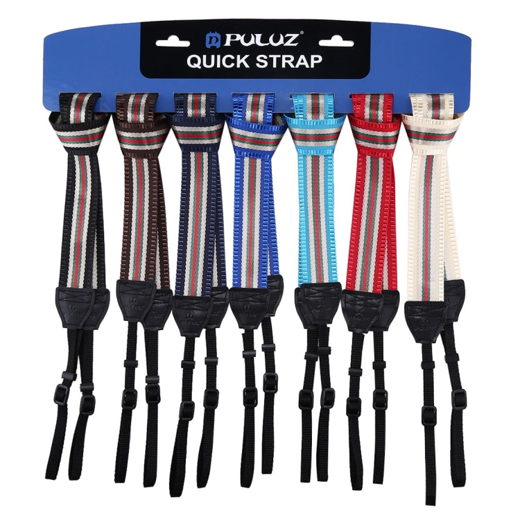 PULUZ Stripe Style  Series Shoulder Neck Strap Camera Strap for SLR / DSLR Cameras, Stripe 4, Stripe 3, Stripe 2, Stripe 1, Stripe 10, Stripe 9, Stripe 8, Stripe 7, Stripe 6, Stripe 5