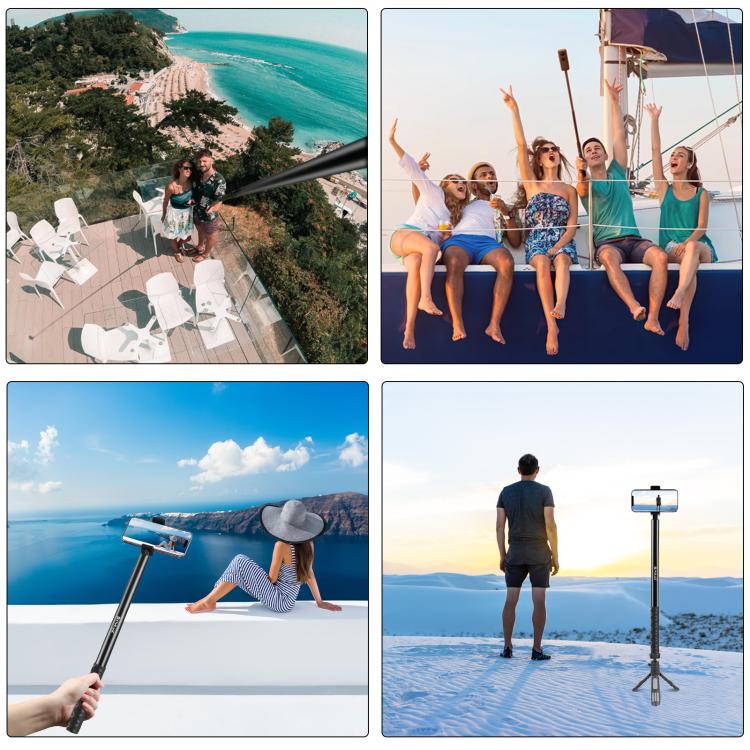 PULUZ 2m Metal Selfie Stick Monopod  for Insta360 One RS / X2 / X3, 2m Monopod