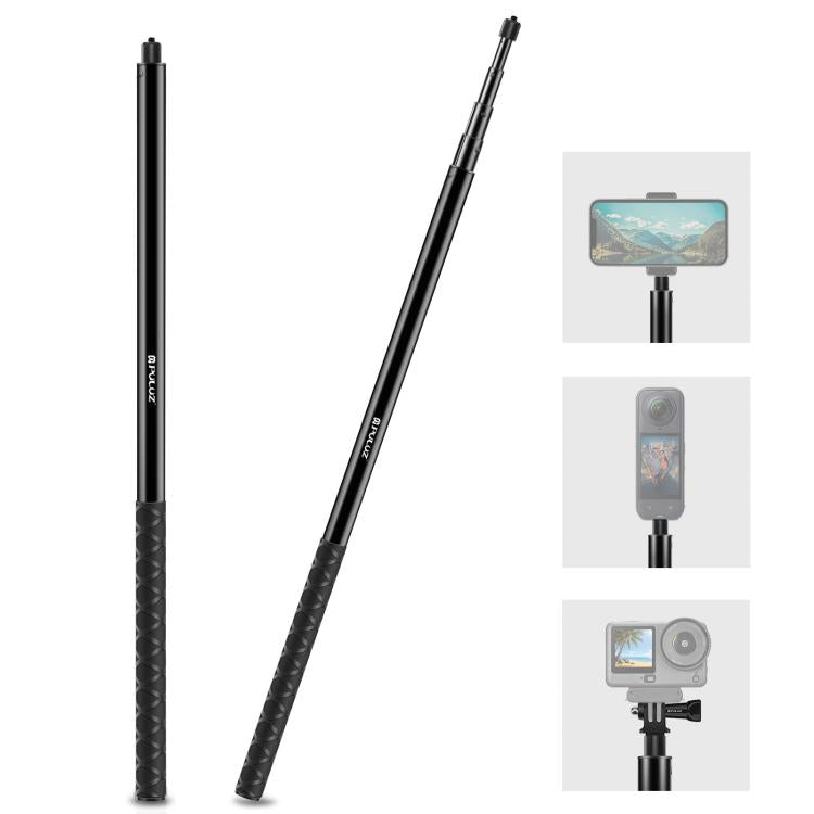 PULUZ 3m Metal Selfie Stick Monopod  for Insta360 One RS / X2 / X3, 3m Monopod