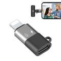 PULUZ USB-C / Type-C to 8 Pin OTG Adapter (Black)