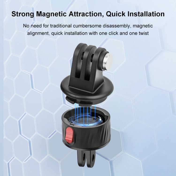 PULUZ Action Camera Magnetic Base Adapter (Black)