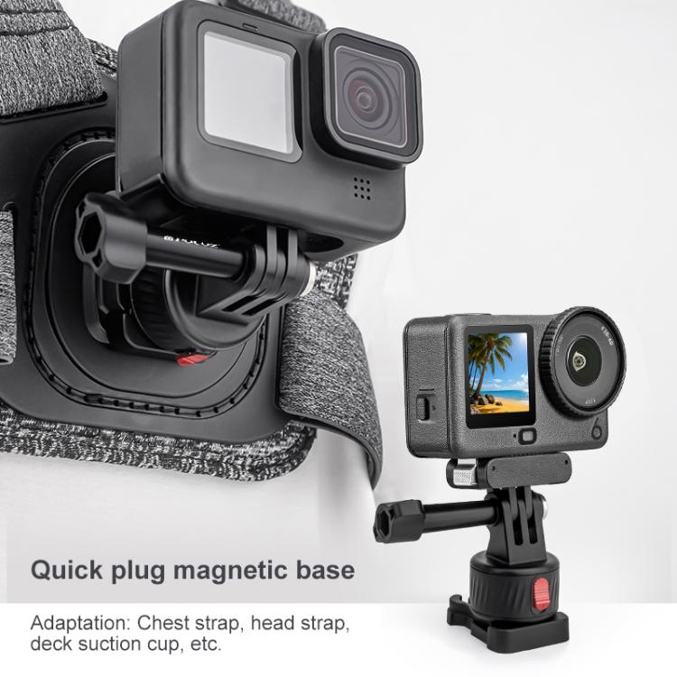 PULUZ Action Camera Quick Release Magnetic Base Adapter, Quick Release Magnetic Base